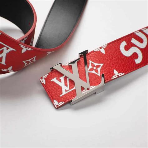 fake supreme x lv brlt|louis vuitton supreme x real belt.